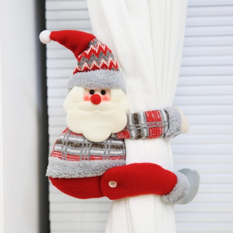 Christmas Curtain Tieback Christmas Curtain Tiebacks